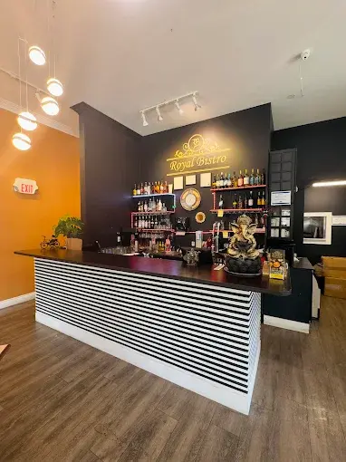 Royal Bistro restaurant interior in downtown Duncan, BC — authentic Indian dining